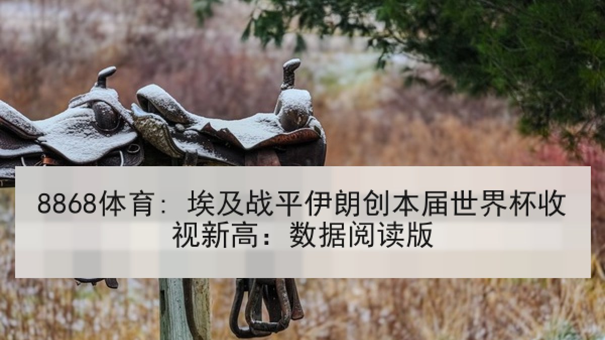 8868体育: 埃及战平伊朗创本届世界杯收视新高:数据阅读版 8868体育: 埃及战平伊朗创本届世界杯收视新高:数据阅读版